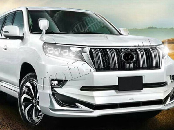 Toyota Land Cruiser Prado 150 (17-) линзовые фары с "бегущим" поворотником, под штатный корректор и ДХО