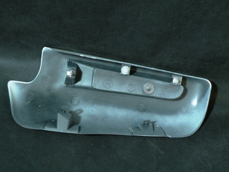 Toyota Land Cruiser 200 (08-) накладка переднего бампера - боковые продолжения кенгурина, пластиковые, комплект 2 шт.