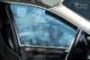 Дефлекторы окон Vinguru Hyundai Solaris 2011- сед накладные скотч к-т 4 шт., материал литьевой поликарбонат