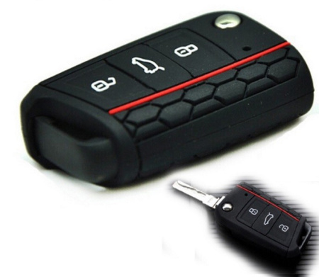 Чехол для ключа, цвет - чёрный