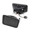 Hummer H2 (02-08) фонари (стопы) задние светодиодные тонированные с катафотами в бампер дизайн GMC Hummer EV 2022