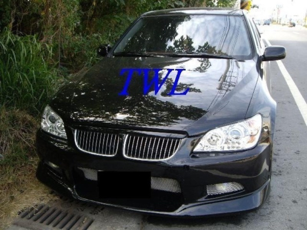 Lexus IS200, IS350 (98-) фары передние линзовые хромированные, со светящимися ободками, комплект 2 шт.