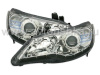 Honda Civic VIII 06- фары передние линзовые хромированные, со светодиодной подсветкой, под корректор, комплект 2 шт.