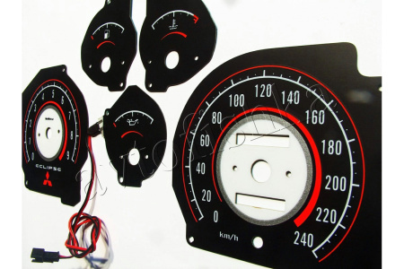 Mitsubishi Eclipse 1G светодиодные шкалы (циферблаты) на панель приборов