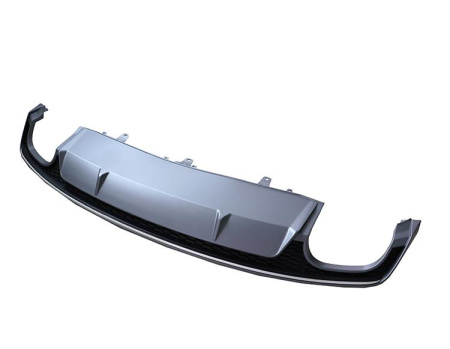 Диффузор S7 для Audi A7 штатная версия 2016-2018