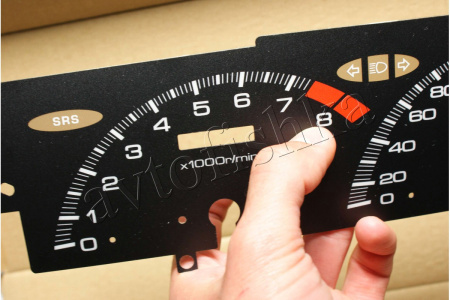 Honda Prelude светодиодные шкалы (циферблаты) на панель приборов - штатные