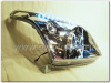 Toyota Land Cruiser Prado 120 (02-09) фары передние линзованные хромированные со светящимися ободками и светодиодной подсветкой, комплект 2 шт.