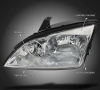 Ford Focus 2 (05-07) передние фары штатные хромированные