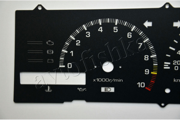 Toyota Corolla AE86 светодиодные шкалы (циферблаты) на панель приборов - классический дизайн