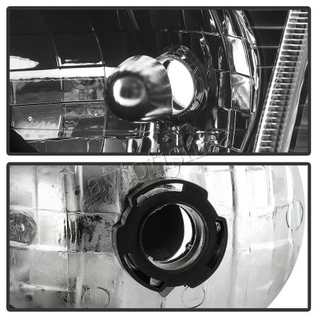 Ford Explorer (02-05) фары передние черные с поворотниками, комплект 2 шт.