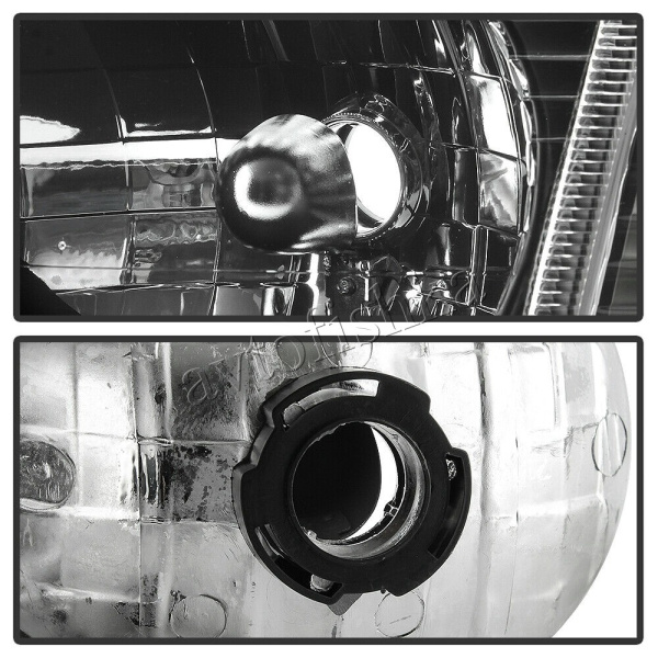 Ford Explorer (02-05) фары передние черные с поворотниками, комплект 2 шт.