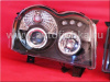 Jeep Grand Cherokee (04-07) фары передние линзовые черные, со светящимися ободками CCFL и светодиодами, комплект 2 шт.