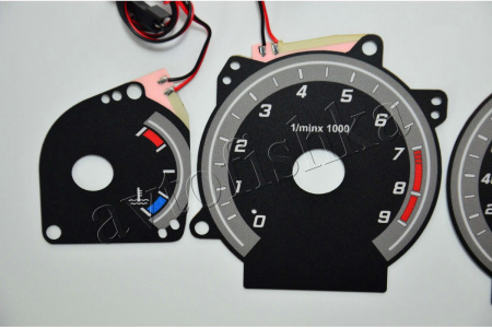 Hyundai Sonata светодиодные шкалы (циферблаты) на панель приборов