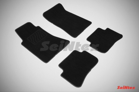 Mercedes C-Сlass W204 (06-) ворсовые коврики на резиновой основе