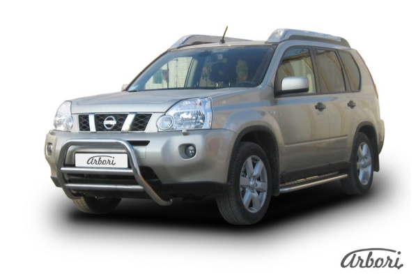 Защита передняя Arbori d57 низкая NISSAN X-TRAIL 2007-2010