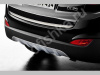 Hyundai ix35 (2010-) накладка на кромку крышки багажника из нержавеющей стали, 1 шт.