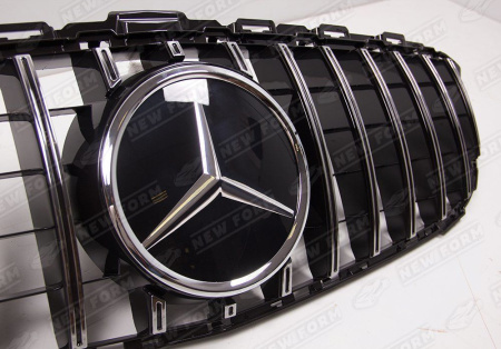 Mercedes-Benz C-Klasse W205 2014 - 2018 Решетка радиатора Panamerica хром