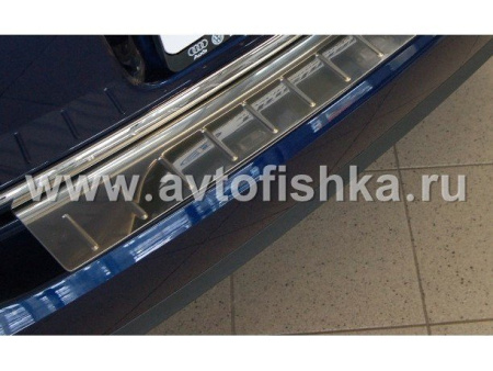 Mercedes W164 ML (05-) накладка заднего бампера из нержавеющей стали, верхняя, хромированная