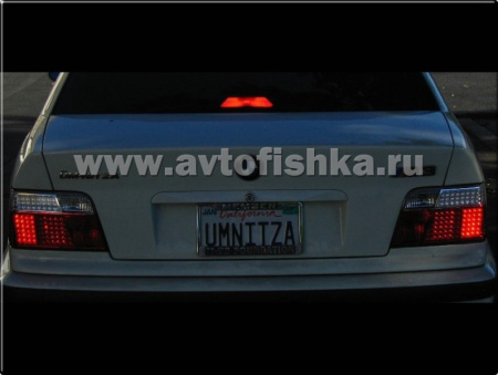 BMW 3 E36 (91-00) 4 дв. седан фонари задние светодиодные красно-белые, комплект 2 шт.