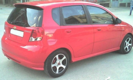 Chevrolet Aveo (06–11) Спойлер на заднее стекло, грунт