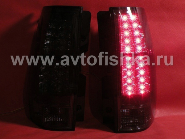 Chevrolet Tahoe, Suburban, GMC Yukon, Denali (07-) фонари задние светодиодные тонированные, комплект 2 шт.