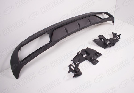 Mercedes-Benz C-Klasse W205 рестайлинг 2018 - 2021 Диффузор заднего бампера 6.3 AMG черный