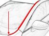 BMW X1 (15–) Дефлектор лобового стекла