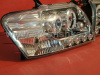 Mitsubishi Pajero 3 (2000-2006) фары передние линзовые хромированные со светящимися ободками, комплект 2 шт.