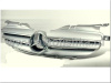 Mercedes SLK R170 (98-04) решетка радиатора 3 ламели, дизайн SL, серебристая