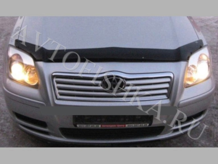Дефлектор капота темный Toyota Avensis 2003-2008
