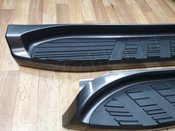 Toyota Land Cruiser Prado 120 (02-09) подножки (пороги), комплект 2 шт.