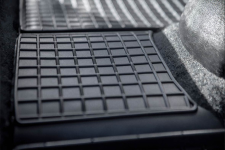 Mercedes GL-Class X164 (06-) резиновые коврики, дизайн "Сетка"