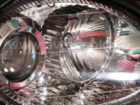 Dodge Neon (95-99) фары передние линзовые хромированные, комплект 2 шт.