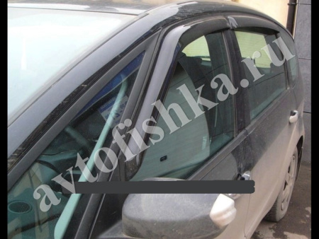 Дефлекторы боковых окон 4 части темные Ford S-Max 2007-2009