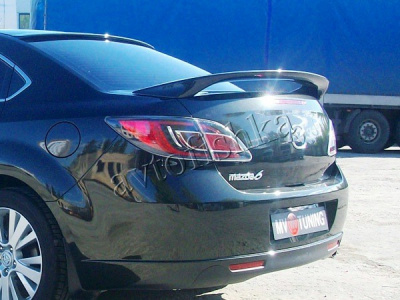 Mazda 6 седан (08 – 12) спойлер на крышку багажника №2 высокий седан