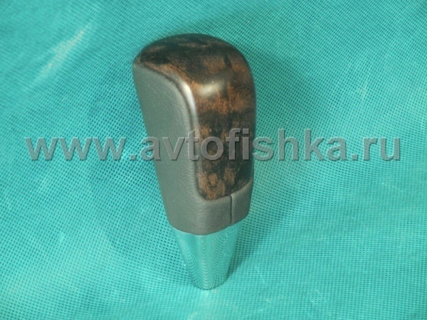 Toyota Land Cruiser 200 ручка на рычаг переключения передач АКПП, черное матовое дерево-кожа.