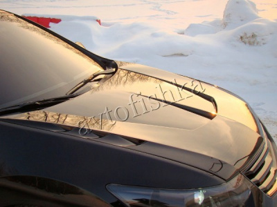 Honda Accord 8 (08 – 13) капот пластиковый "Agressive Sport" №2 (с прорезанным центральным воздуховодом)
