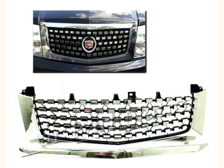 Cadillac Escalade (02-06) решетка радиатора хромированная.