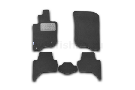 Коврики в салон MITSUBISHI L200 2005->, пик., 5 шт. (текстиль)