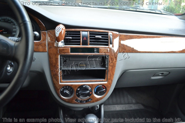 Декоративные накладки салона Chevrolet Lacetti Sedan (J200) '2004-2014