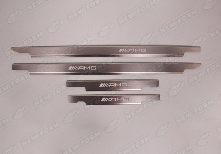 Mercedes-Benz G-Klasse W463 1990 - 2018 Накладки на пороги хром с подсветкой AMG