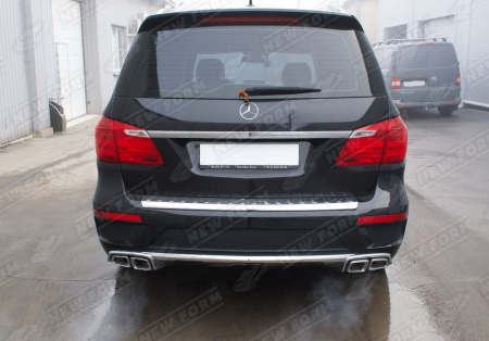 Mercedes-Benz GL-Klasse X166 2012 - 2016 Диффузор с насадками 6.3 AMG