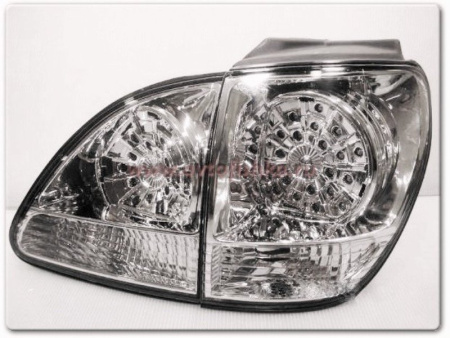 Lexus RX300 (97-03) задние фонари светодиодные хромированные, комплект 2 шт.