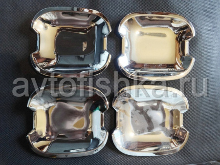 Mercedes W168 A140 A160 декоративные накладки под ручки дверей из полированной нержавеющей стали, комплект 4 шт.