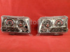 Mercedes E W124 (93-95) фары передние линзовые хромированные, комплект 2 шт.