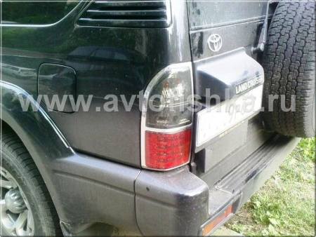 Toyota Land Cruiser Prado 90 (FJ90) (96-02) фонари задние светодиодные красно-тонированные, комплект 2 шт.