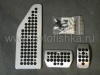 Ford Mondeo (07-) с АКПП накладки на педали алюминиевые, комплект 3 шт.