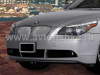 BMW 5 E60 03- решетка радиатора, сетка из полированной нержавеющей стали, вставки 2 шт.