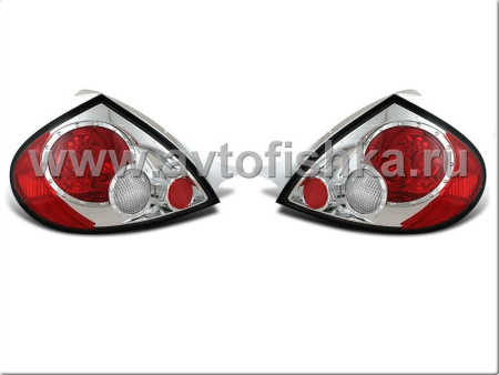 Dodge Neon (00-02) фонари задние хромированные, дизайн Altezza, комплект 2 шт.