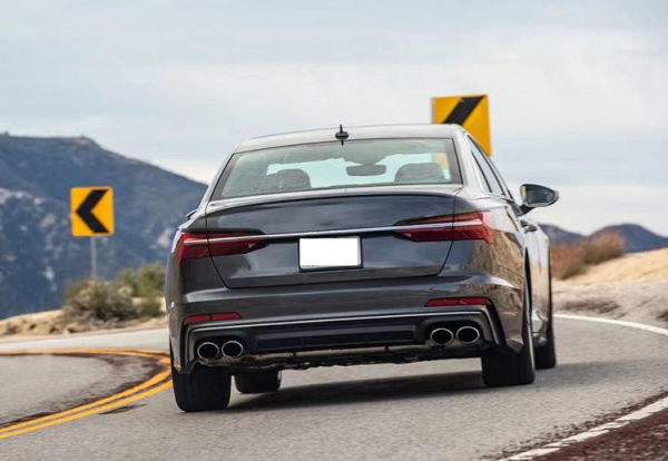 Диффузор S6 S-line с насадками из нержавейки для Audi A6